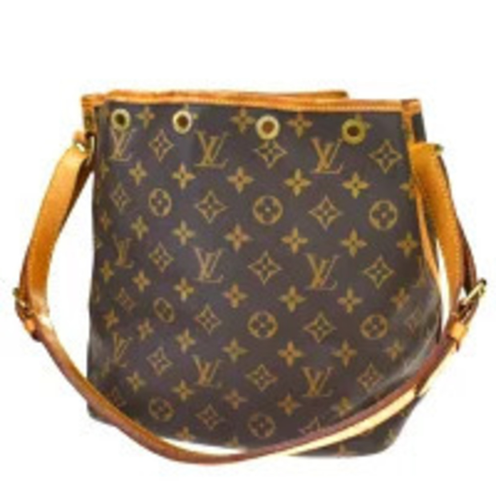 Louis Vuitton Noe Shoulder Bag Drawstring Monogram Leather